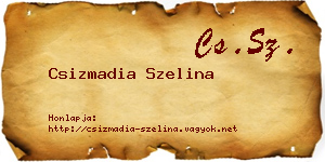 Csizmadia Szelina névjegykártya